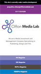Mobile Screenshot of cliftonmedialab.com